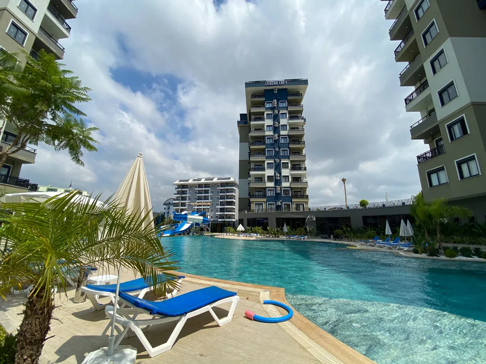 Квартира с видом на бассейн на продажу в Legend Loft, Авсаллар, Аланья, Турция Exterior - 28