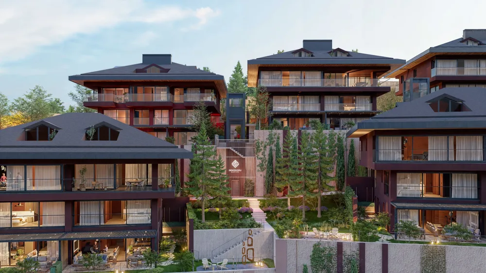 Элитные квартиры в престижном районе Эюп, Стамбул, Nefes Koru Göktürk Exterior - 14