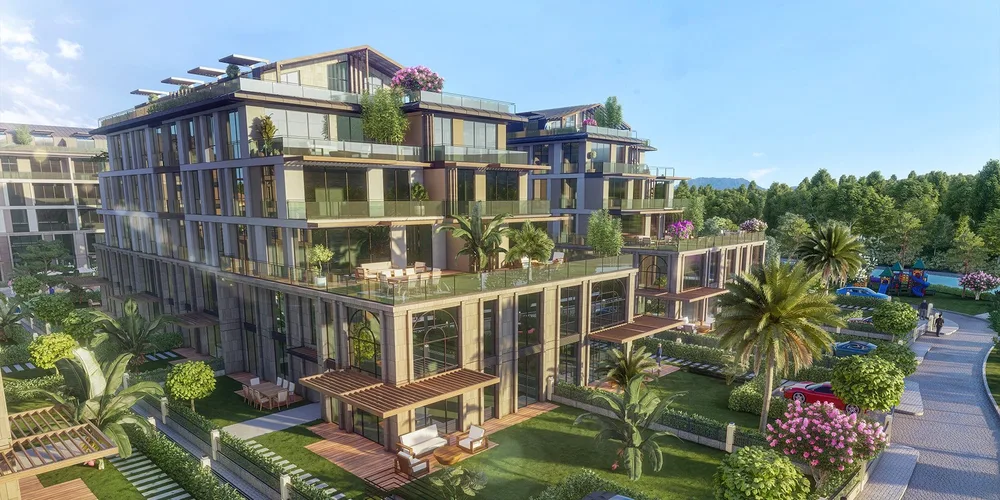 Элитные квартиры в престижном районе Эюп, Стамбул, Nefes Koru Göktürk Exterior - 19