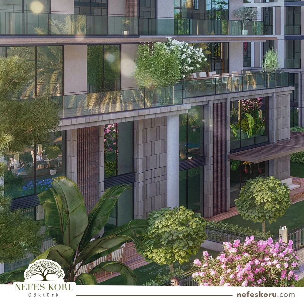 Элитные квартиры в престижном районе Эюп, Стамбул, Nefes Koru Göktürk Exterior - 6