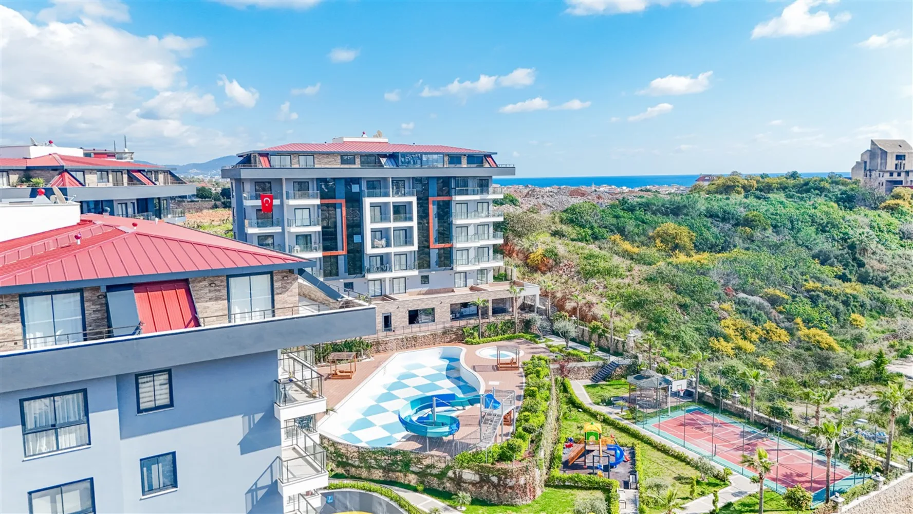 Luxury Furnished Apartment For Sale in Sea Pearl Sky Residence, Kestel, Alanya Exterior - 35