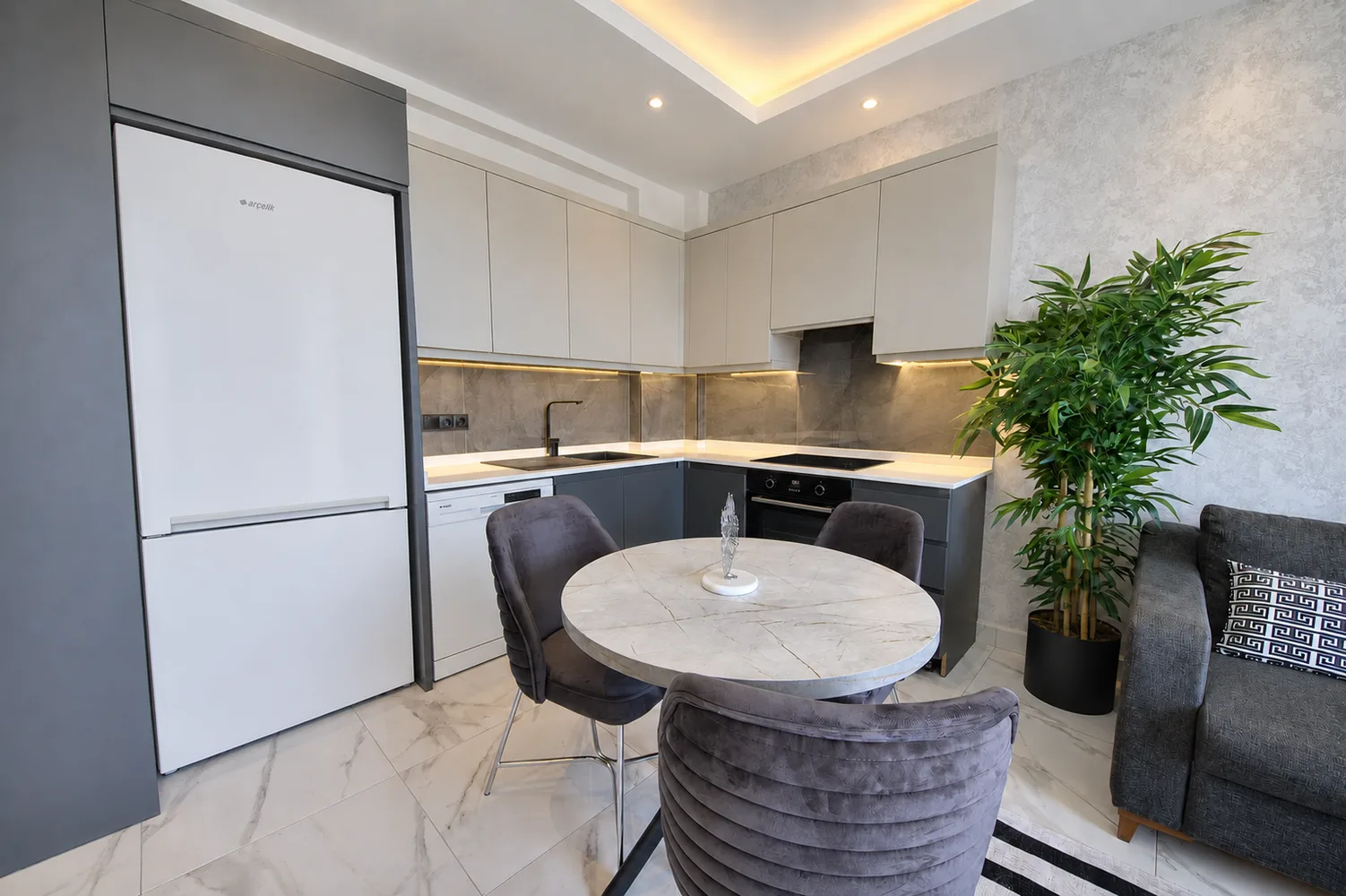 Luxury Furnished Apartment For Sale in Sea Pearl Sky Residence, Kestel, Alanya Exterior - 5