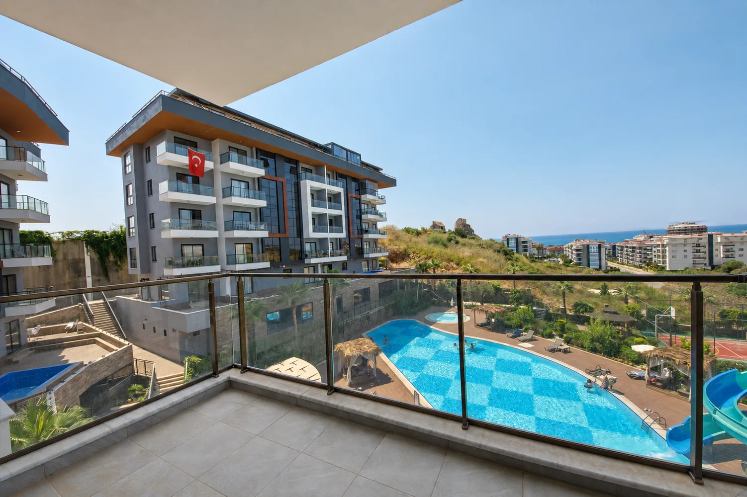 Luxury Furnished Apartment For Sale in Sea Pearl Sky Residence, Kestel, Alanya Exterior - 9