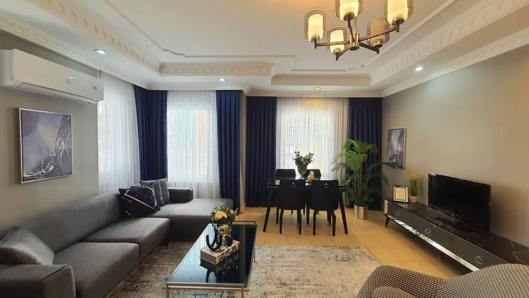 Квартира в центре Аланьи рядом с пляжем и с возможностью ВНЖ Interior - 5
