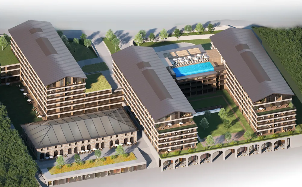 Квартира премиум-класса на продажу в Tersane Istanbul, Rixos Exterior - 8