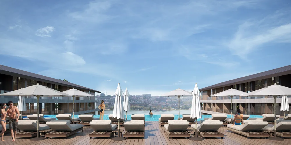 Квартира премиум-класса на продажу в Tersane Istanbul, Rixos Exterior - 15
