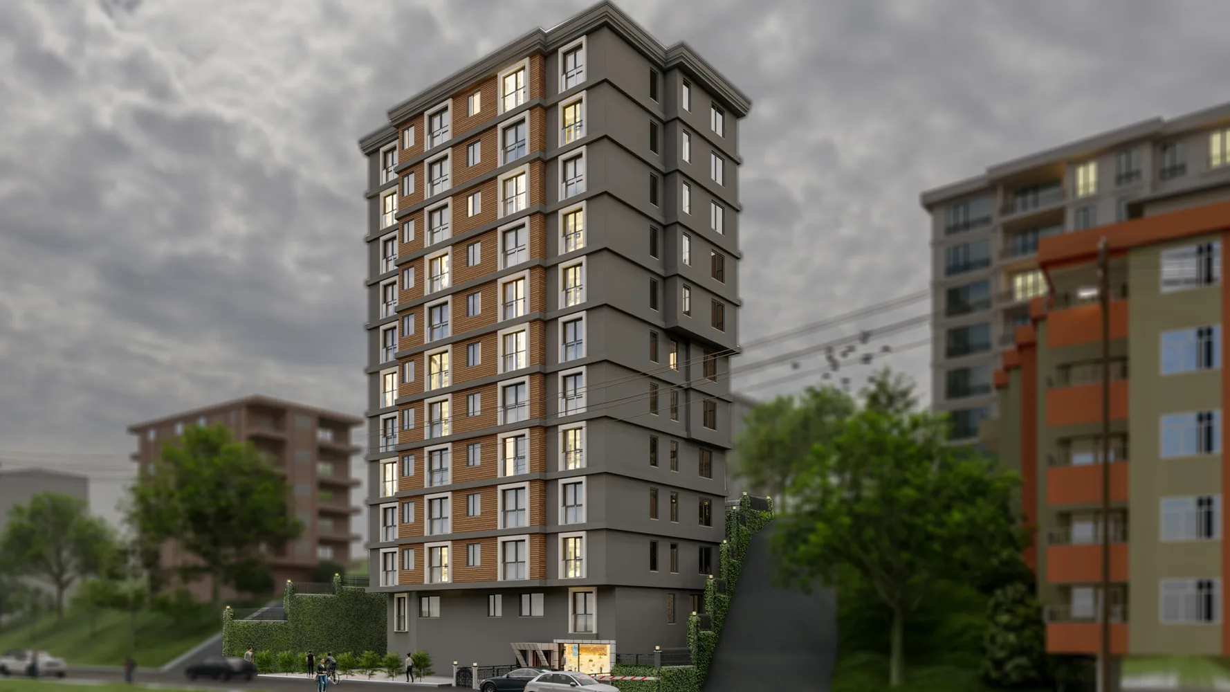 Квартира на продажу в Galleria Park, Кягытхане, европейская часть Стамбула Exterior - 8