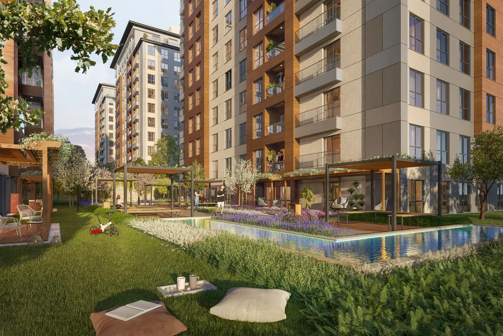Квартиры в Stara TEM, Султангази, рядом с TEM, Стамбул Exterior - 19