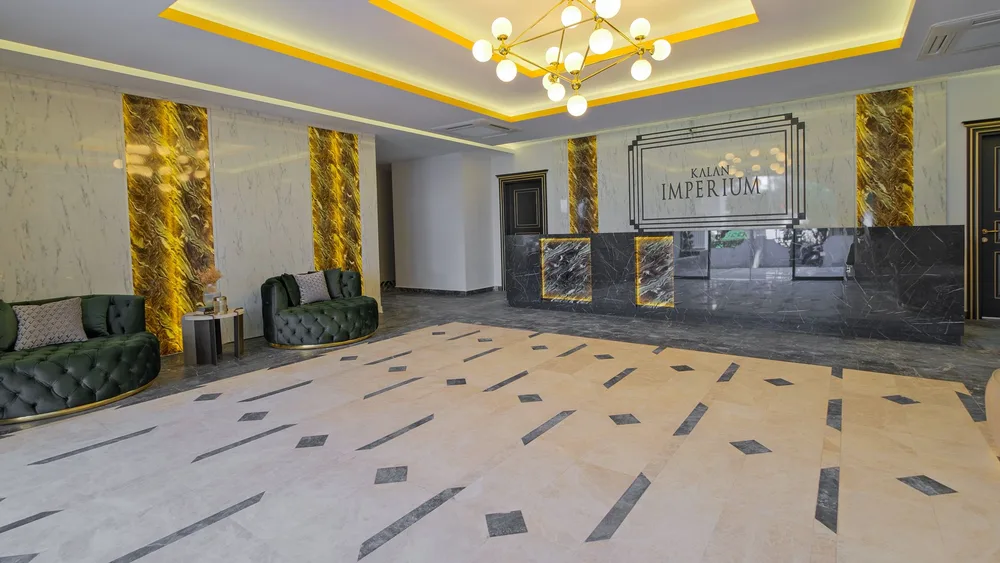 Квартира на первой линии моря на продажу в элитном комплексе Kalan Imperium, центр Аланьи Interior - 15