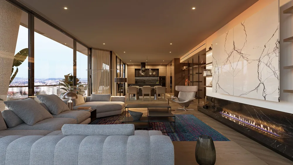 Элитные апартаменты на продажу в Левенте, Стамбул - Polat Levent Exclusive Interior - 13