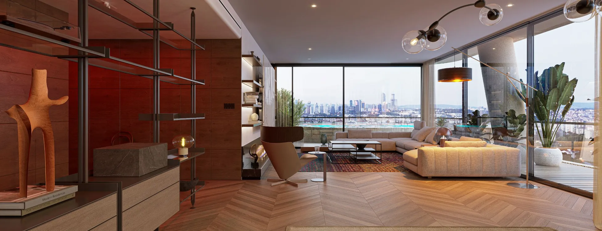 Элитные апартаменты на продажу в Левенте, Стамбул - Polat Levent Exclusive Interior - 16