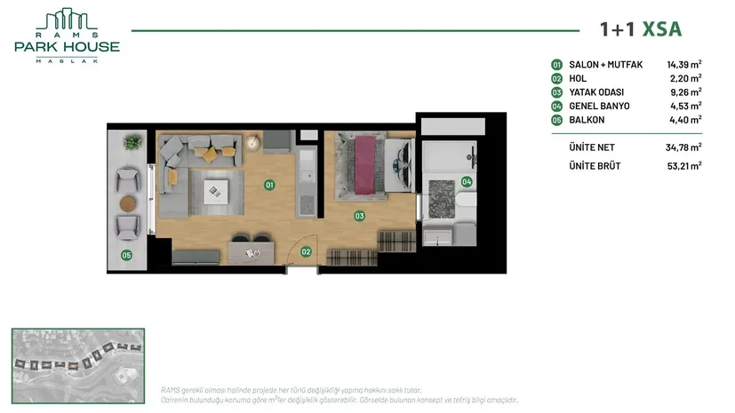 PARK HOUSE MASLAK Plan - 12