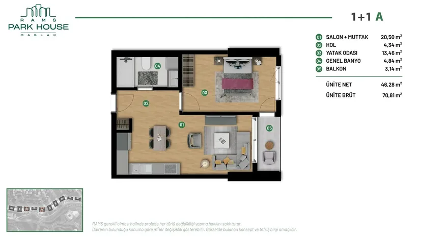 PARK HOUSE MASLAK Plan - 13
