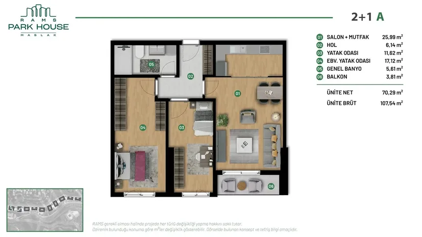 PARK HOUSE MASLAK Plan - 15