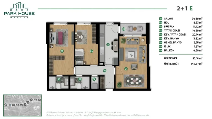 PARK HOUSE MASLAK Plan - 16