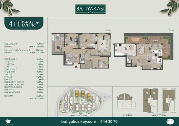BATI YAKASI ZEKERİYAKÖY SARIYER Plan - 10