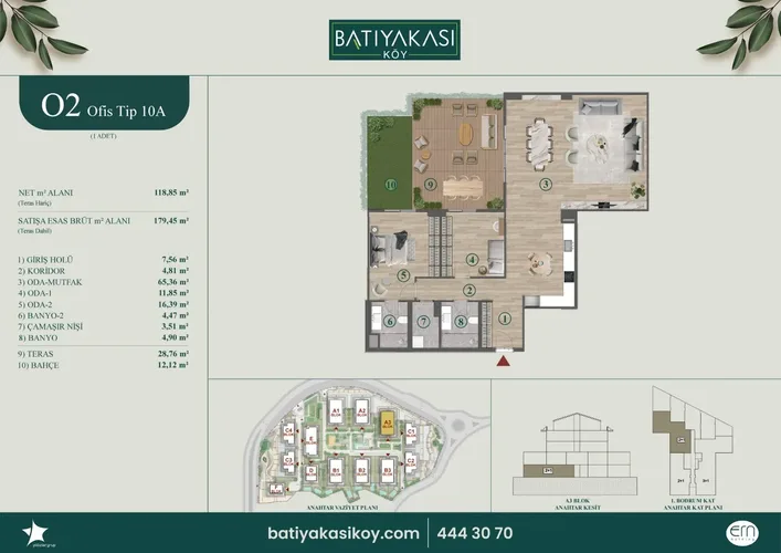 BATI YAKASI ZEKERİYAKÖY SARIYER Plan - 13