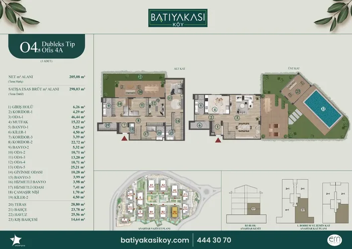 BATI YAKASI ZEKERİYAKÖY SARIYER Plan - 20