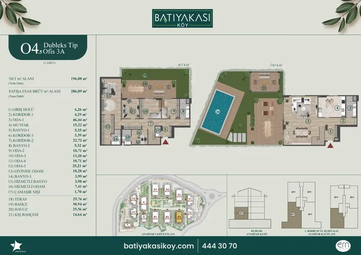 BATI YAKASI ZEKERİYAKÖY SARIYER Plan - 21