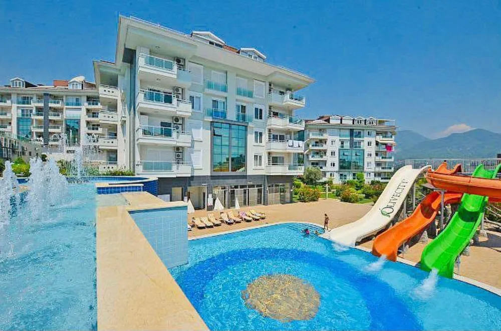 Меблированная квартира в комплексе Olive City Resort, Аланья Exterior - 1