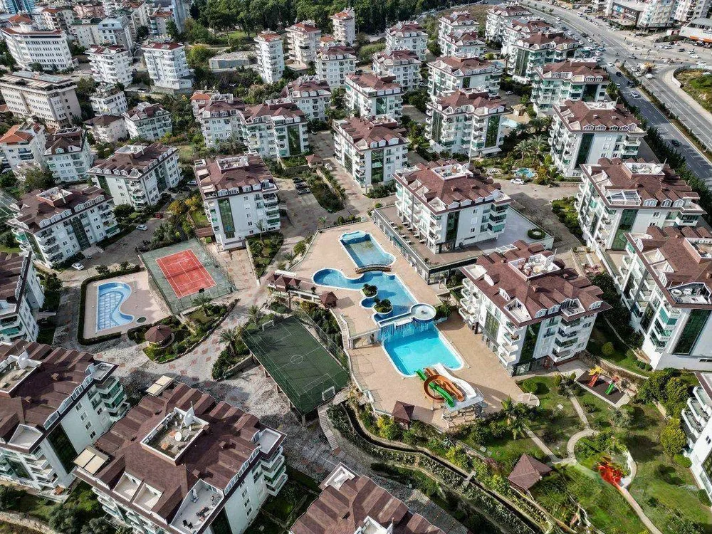 Меблированная квартира в комплексе Olive City Resort, Аланья Exterior - 10