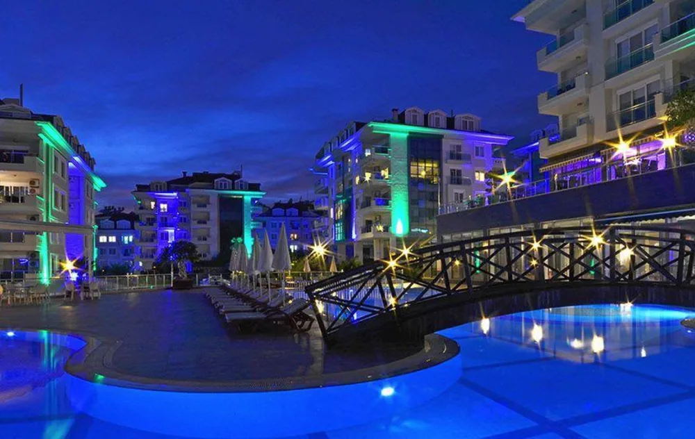 Меблированная квартира в комплексе Olive City Resort, Аланья Exterior - 2