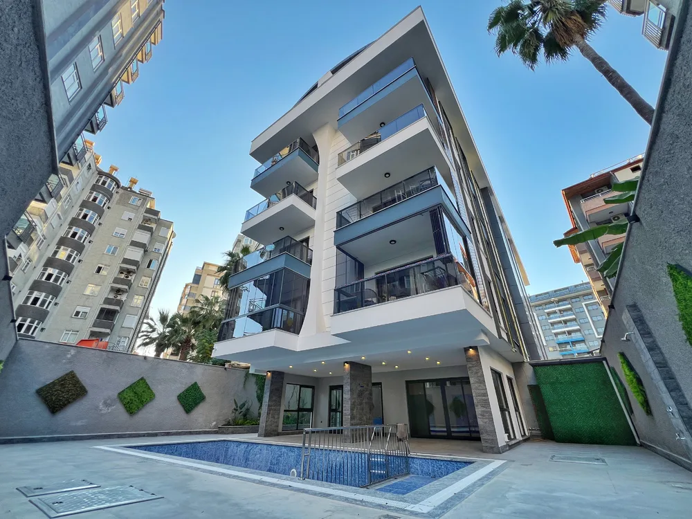 Квартира в комплексе Hatipoglu Prime в центре Аланьи Exterior - 35