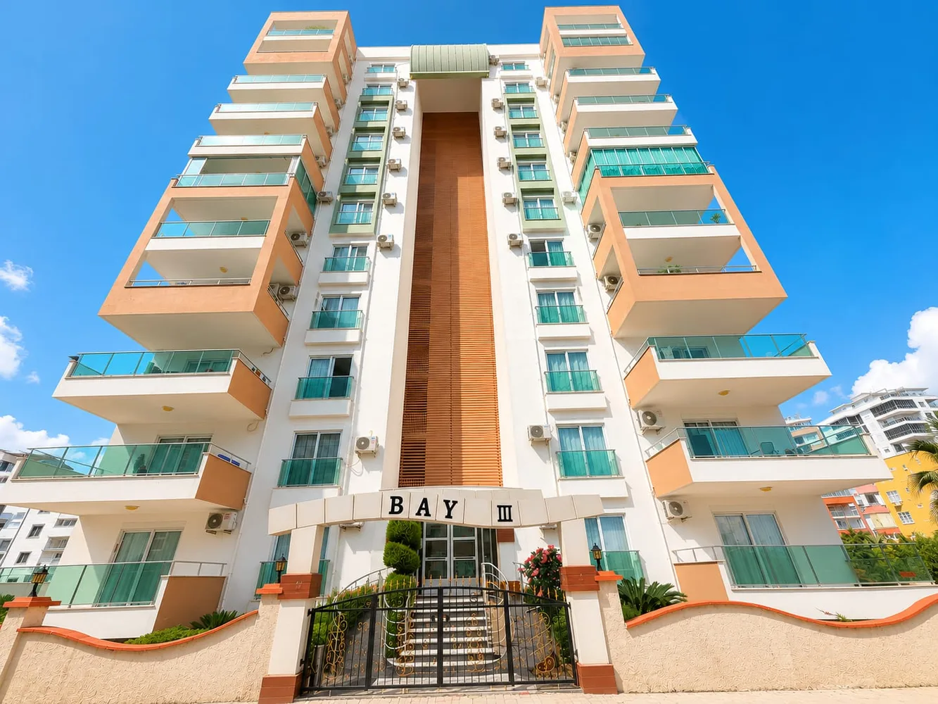 Квартира рядом с пляжем в Bay 3 Residence, Махмутлар, Аланья Exterior - 2