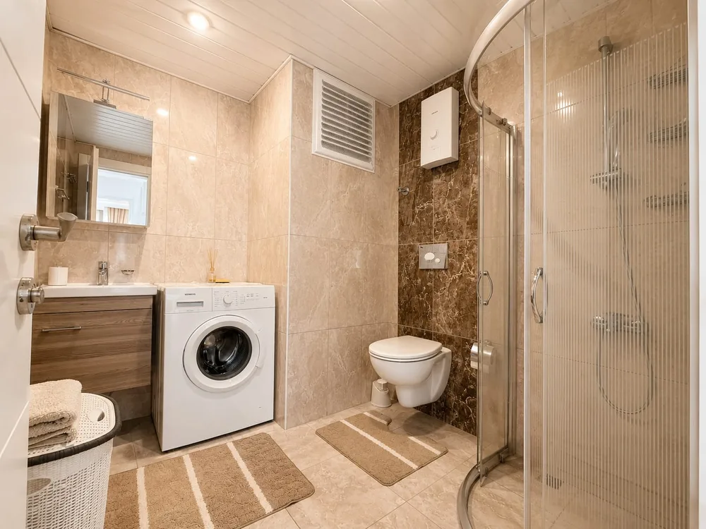 Квартира рядом с пляжем в Bay 3 Residence, Махмутлар, Аланья Interior - 13