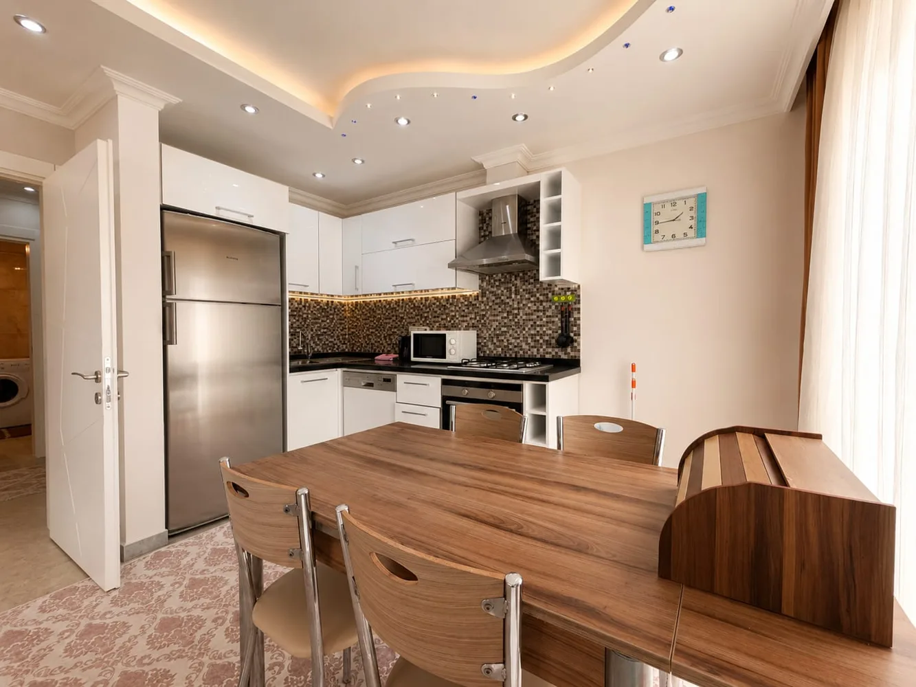Квартира рядом с пляжем в Bay 3 Residence, Махмутлар, Аланья Interior - 11