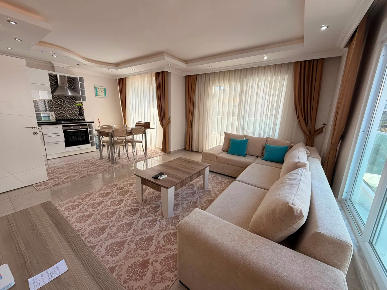 Квартира рядом с пляжем в Bay 3 Residence, Махмутлар, Аланья Interior - 7