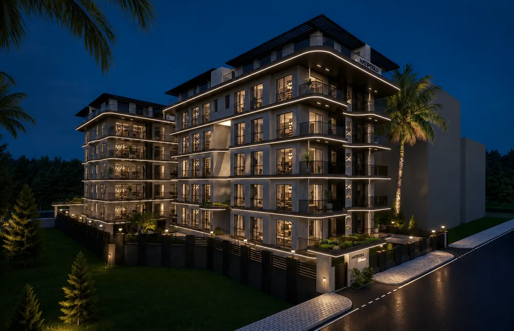 Квартира на продажу в Rivera Residence рядом с пляжем, Аланья Exterior - 25