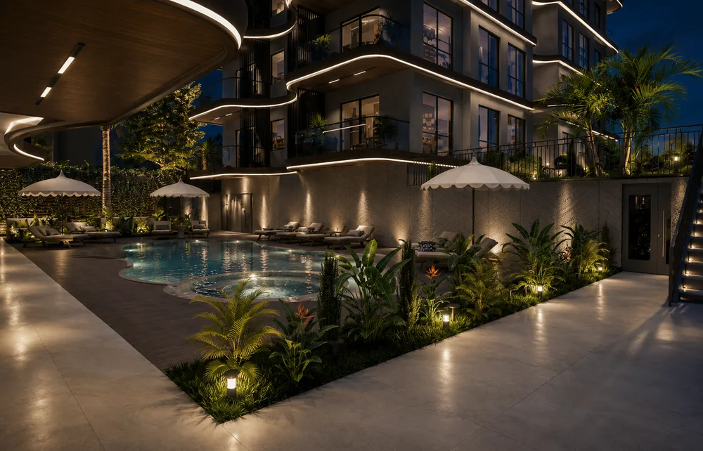 Квартира на продажу в Rivera Residence рядом с пляжем, Аланья Exterior - 26