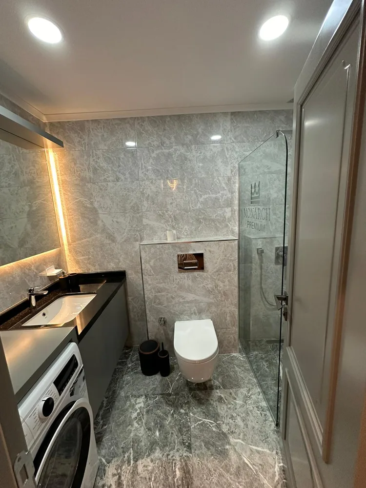 Квартира з двома спальнями та власним садом у Каргиджаку, Аланія Interior - 22