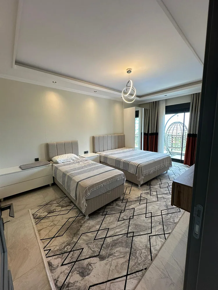 Квартира з двома спальнями та власним садом у Каргиджаку, Аланія Interior - 5