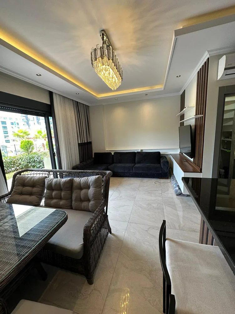 Квартира з двома спальнями та власним садом у Каргиджаку, Аланія Interior - 3