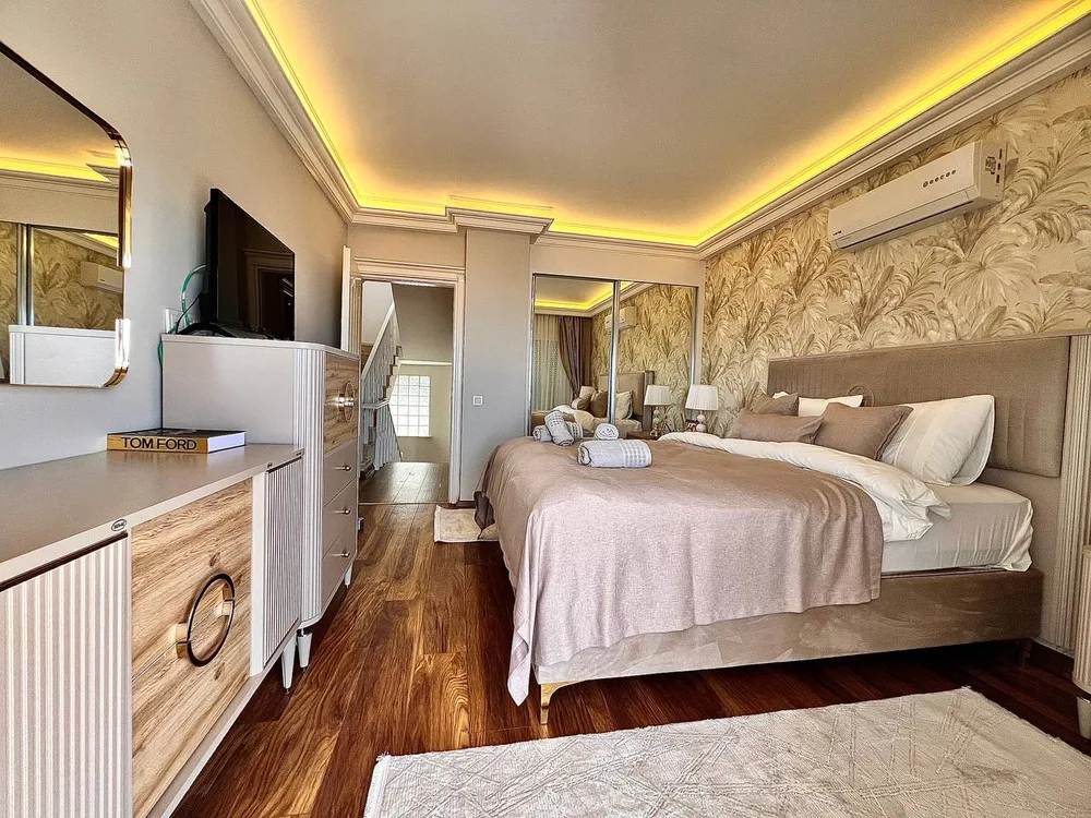 Вилла с видом на море и частным садом на продажу в Аланье, Турция Interior - 13