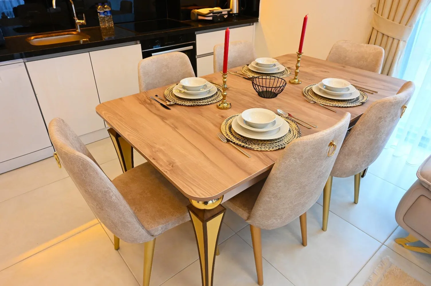 Меблированная квартира на продажу в Albimo Loft, Аланья Interior - 12