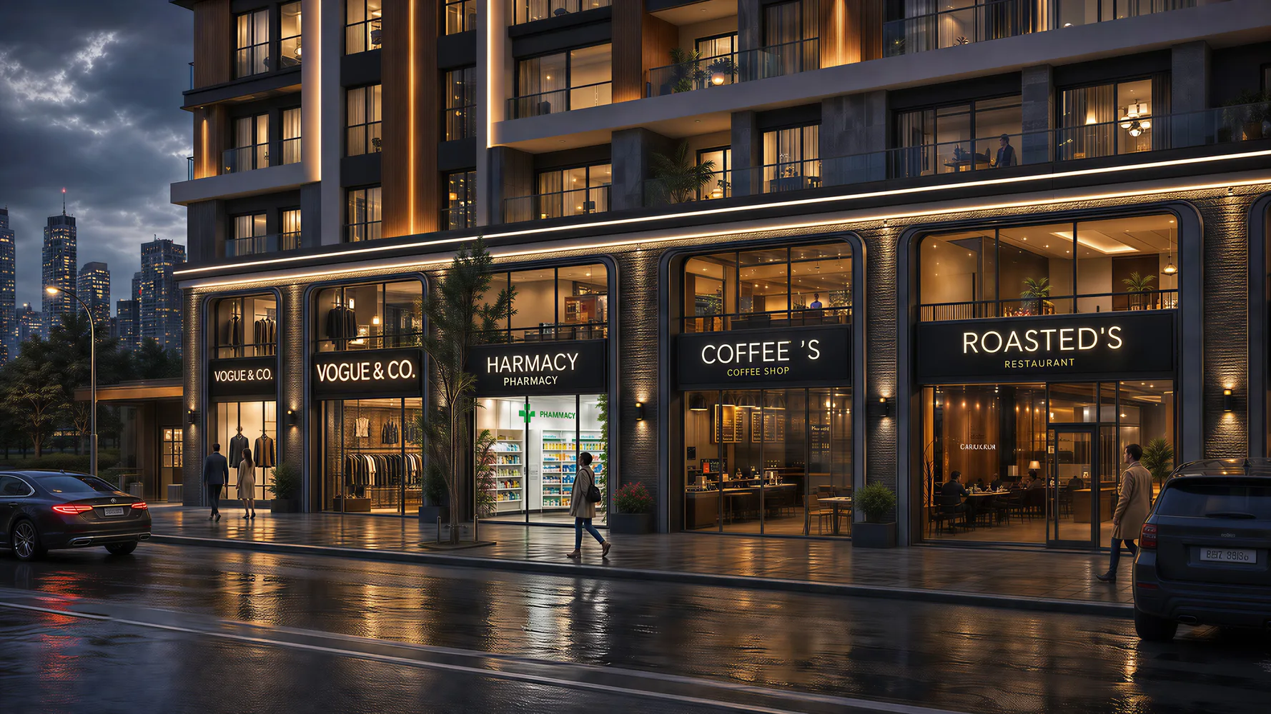 Apartments for sale in the Celavi Del Mare Development on the European side of Istanbul Exterior - 11