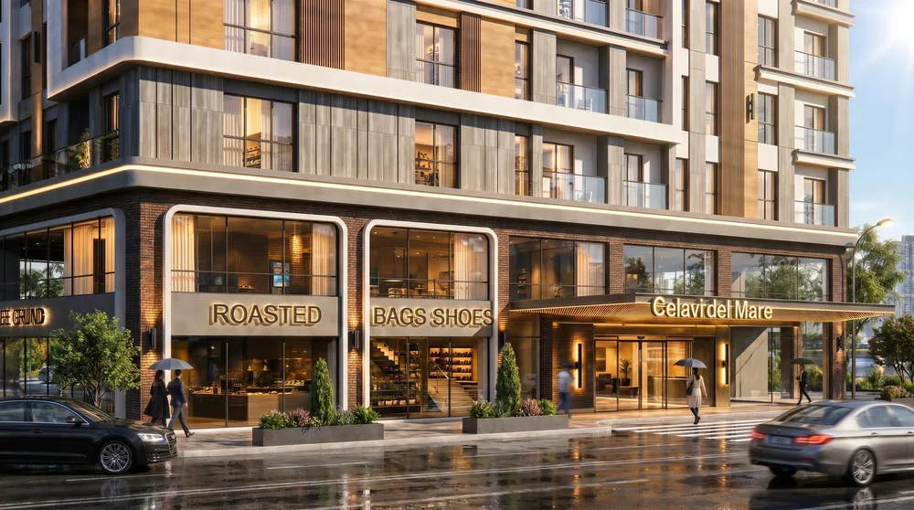 Apartments for sale in the Celavi Del Mare Development on the European side of Istanbul Exterior - 14