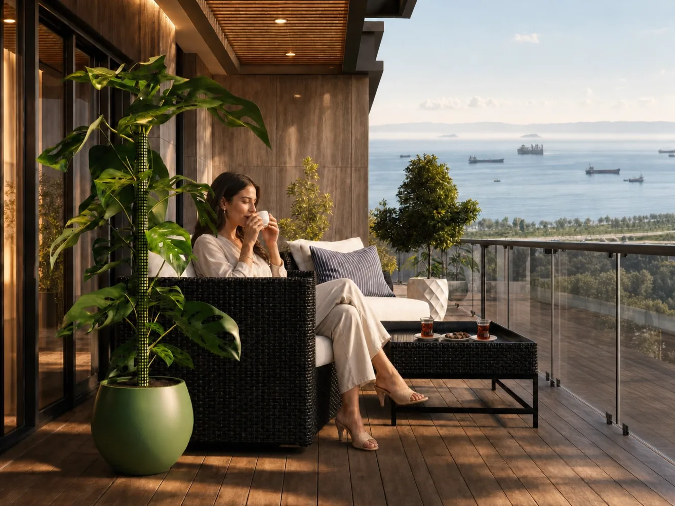 Apartments for sale in the Celavi Del Mare Development on the European side of Istanbul Exterior - 16