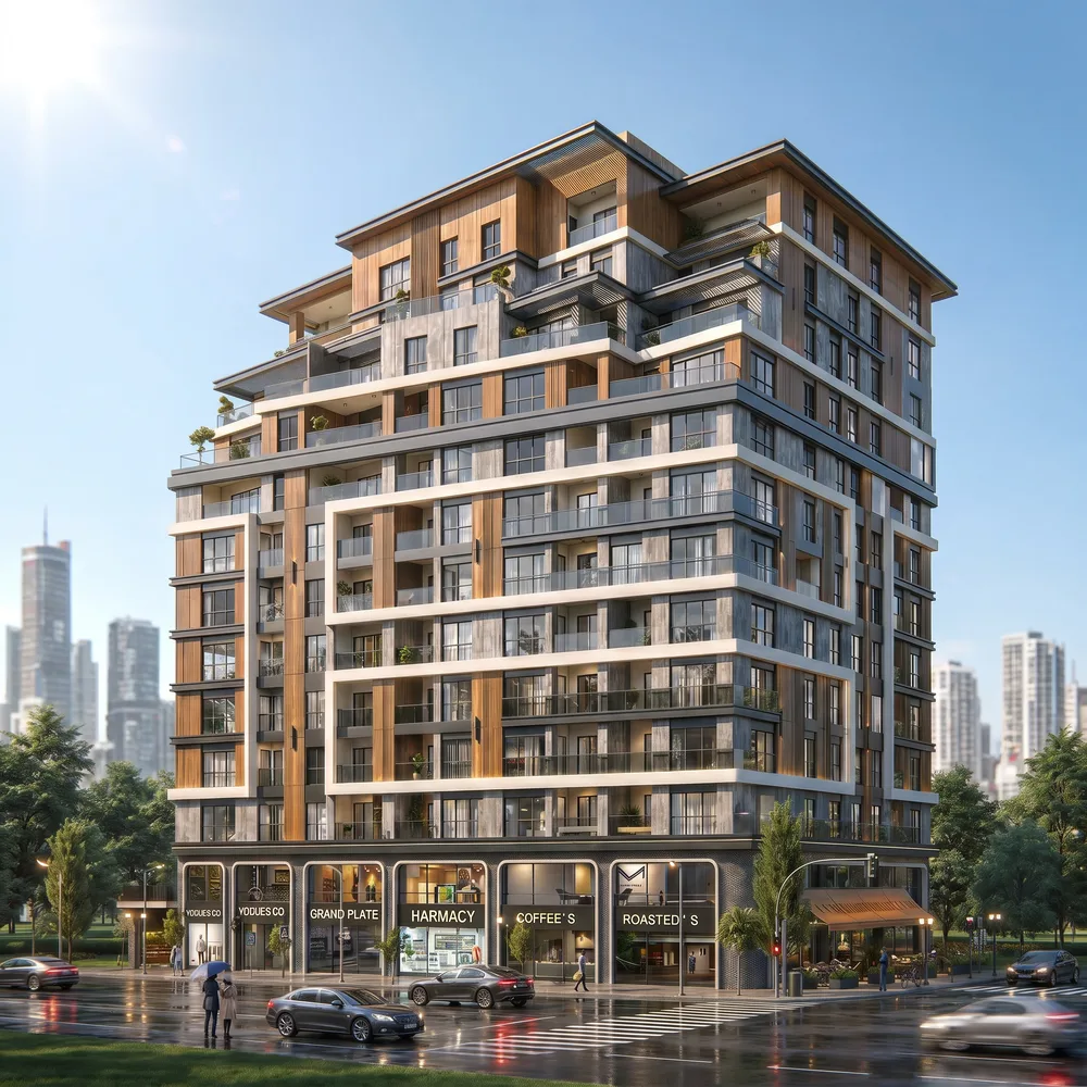 Apartments for sale in the Celavi Del Mare Development on the European side of Istanbul Exterior - 3