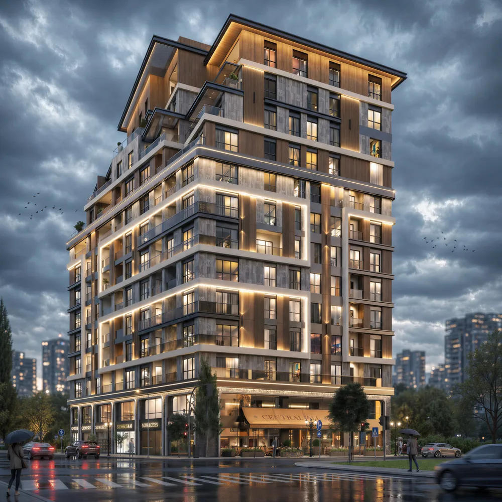 Apartments for sale in the Celavi Del Mare Development on the European side of Istanbul Exterior - 7