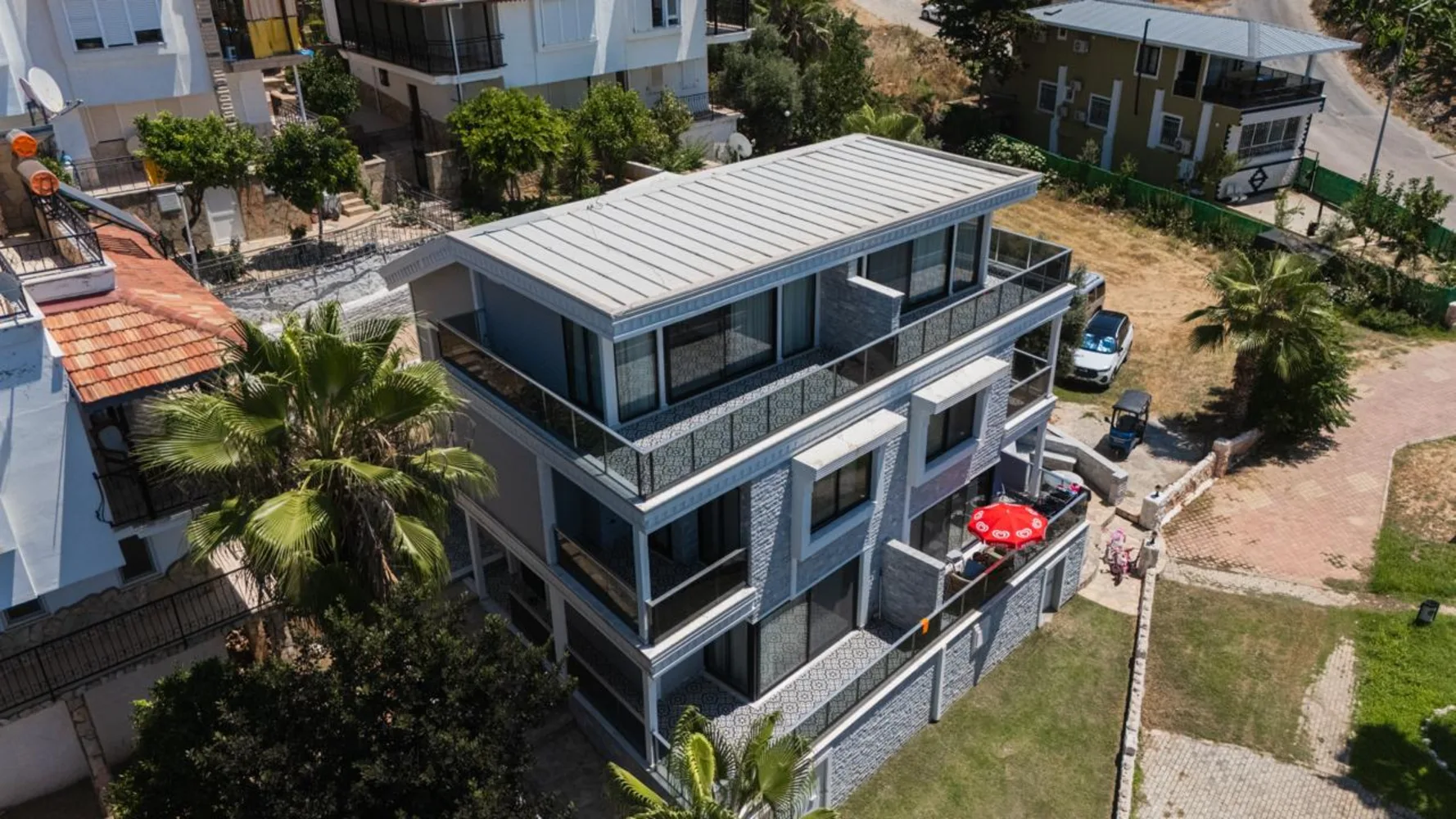 Вилла с видом на море в Каргыджаке, Аланья, Турция Exterior - 26