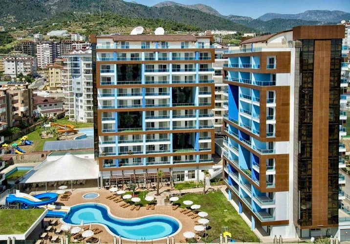 Меблированная квартира в комплексе Crystal Towers, Аланья, Exterior - 1