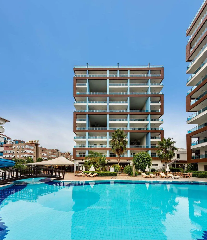 Меблированная квартира в комплексе Crystal Towers, Аланья Exterior - 28