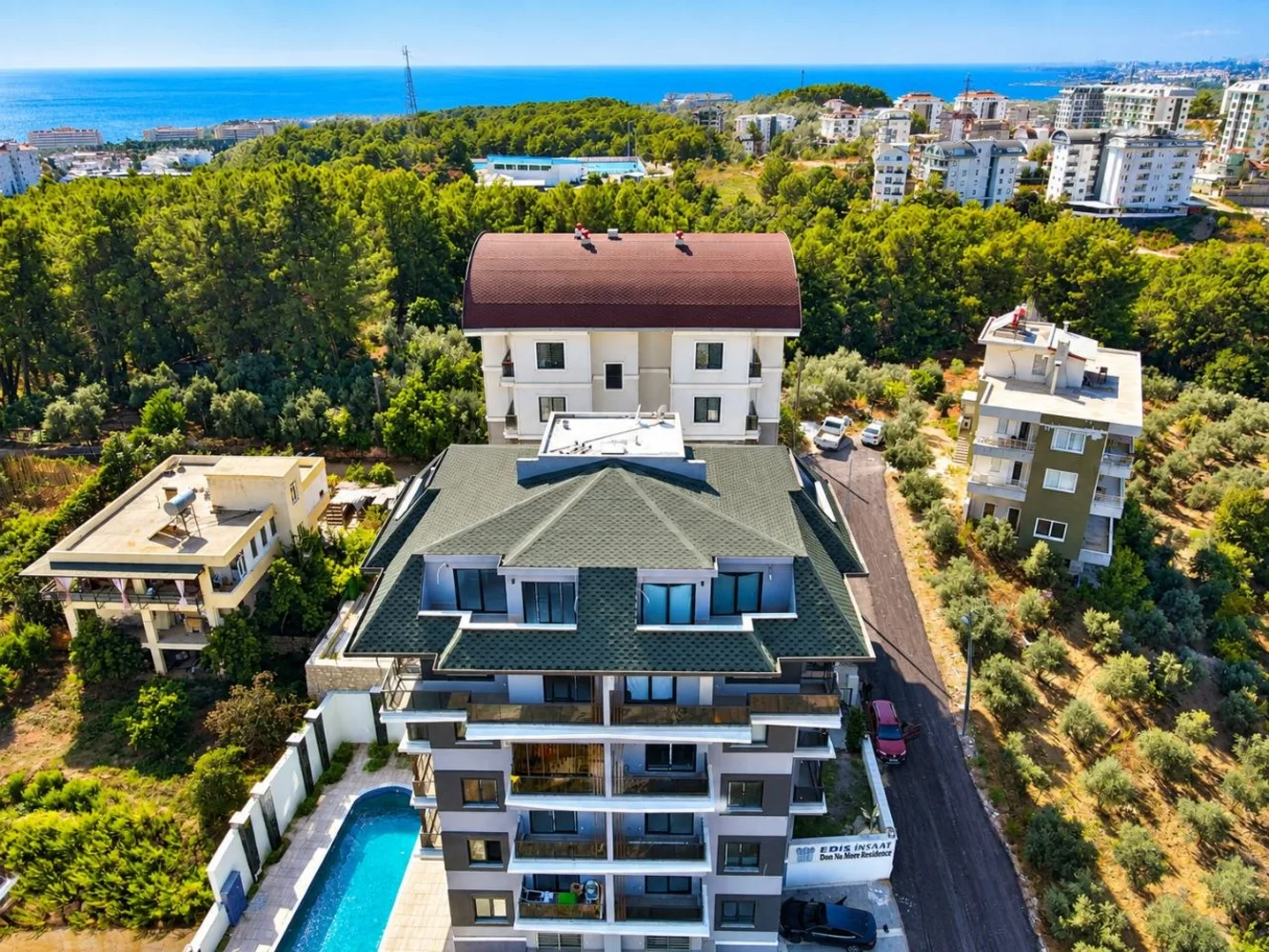 Доступная по цене квартира на продажу в жилом комплексе Dom Na More Residence, Аланья. Exterior - 21