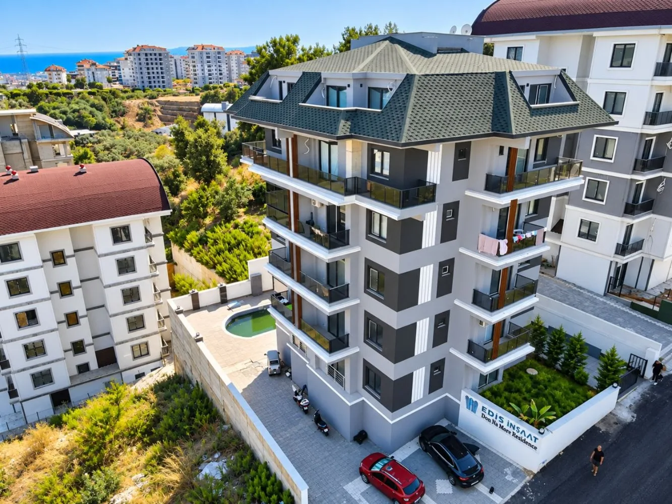 Доступная по цене квартира на продажу в жилом комплексе Dom Na More Residence, Аланья. Exterior - 22