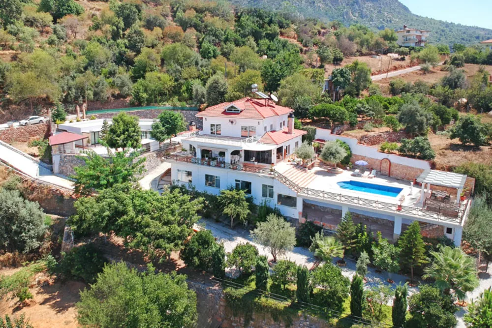 Вилла с видом на море на продажу в Аланье, Турция Exterior - 25