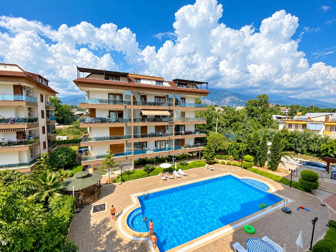 Квартира с 2 спальнями на продажу недалеко от моря в Кестеле, Аланья Facilities - 40